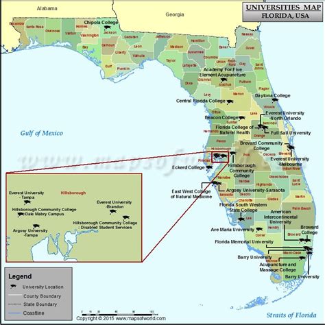 Florida University Map ~ Bmfundolocal