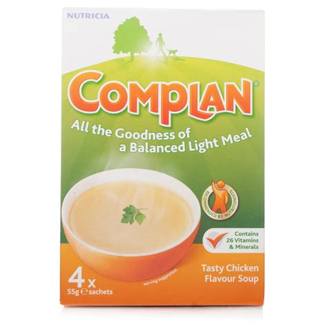 Complan Chicken 4 X 57g Sachets Meal Replacement Chemist Direct