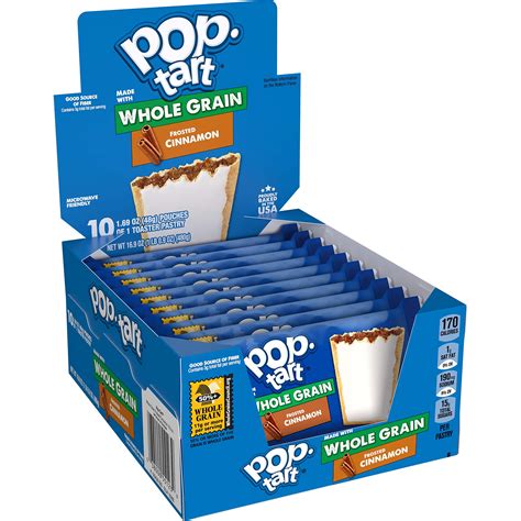 buy pop tarts toaster pastries made with whole grain frosted cinnamon 17 6oz 120 count
