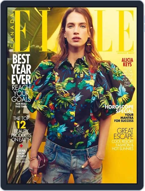 Elle Canada January 2017 Best Year Ever Reach Your Goals For