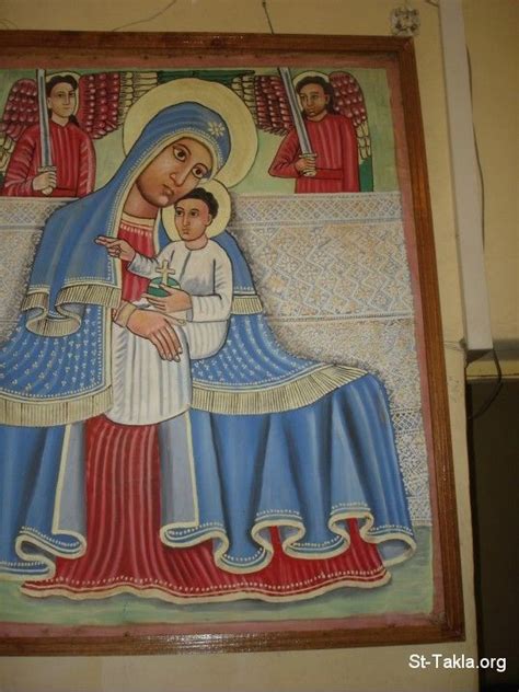 Ethiopian Virgin Mary Ethiopian Sacred Icon Of Virgin Mary أيقونة