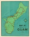 Map of the Territory of Guam | Curtis Wright Maps