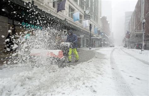 Photos Mass Residents Cope With Heavy Snow Again With Boston In The