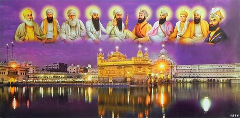 Golden Temple And Ten Sikh Gurus Guru Pics Golden Temple Sikh