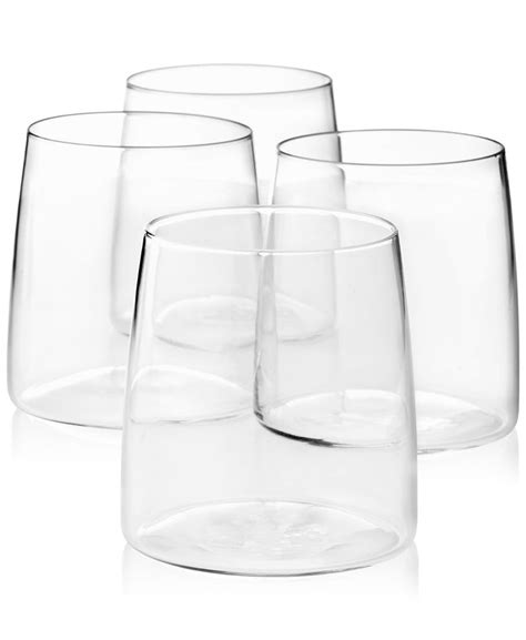 Lucky Brand Double Old Fashioned Glasses Set Of 4 Created For Macy S And Reviews Glassware