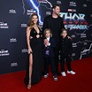 Chris Hemsworth and Elsa Pataky Attend the "Thor" Premiere With Twins ...
