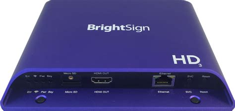Hd225 Standard Io Player Brightsign Digital Signage Player