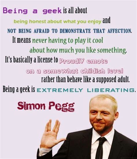Being A Geek By Simon Pegg What Is A Nerd Nerd Love Simon Pegg