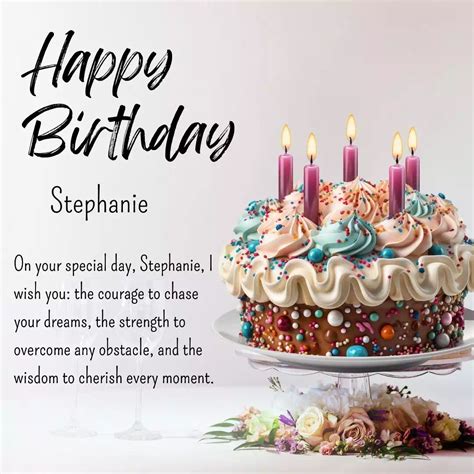 151 Happy Birthday Stephanie Cake Images Heartfelt Wishes And Quotes