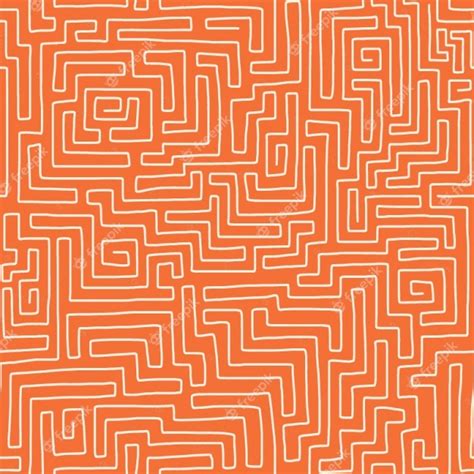 Premium Vector Labyrinth Pattern Design