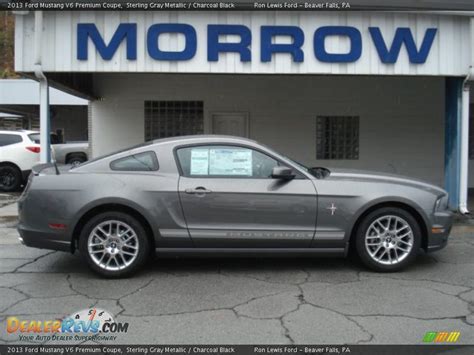 2013 Ford Mustang V6 Premium Coupe Sterling Gray Metallic Charcoal