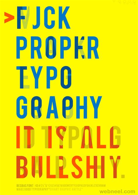40 Creative Typography Posters Design Examples For Your Inspiration