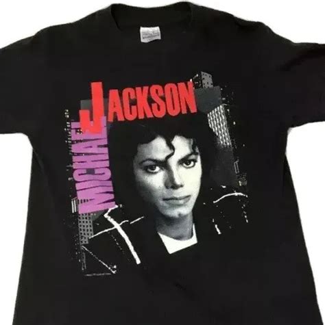 Vintage Michael Jackson T Shirt Tour S Concert Tee Album Promo Bad