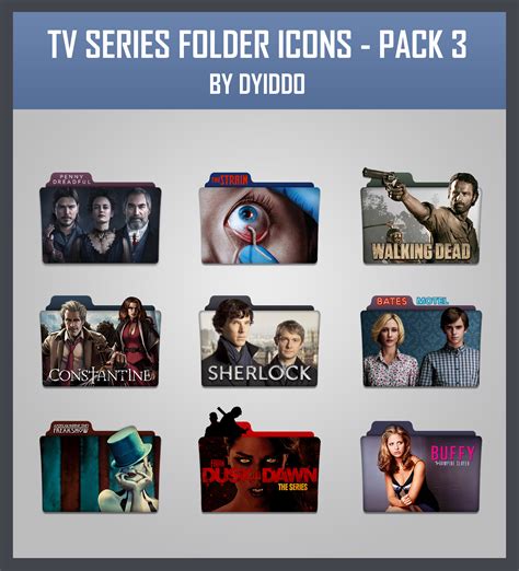 Tv Series Folder Icon Pack By Dyiddo On Deviantart
