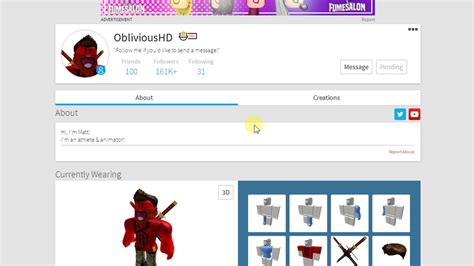 Oblivioushd Is Following My Roblox Account Youtube