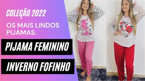 Pijama Feminino Inverno Fofinho No Atacado Direto De Fabrica Youtube