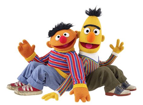 Sesame Street Bert And Ernie Sitting Bert And Ernie Bert And Ernie