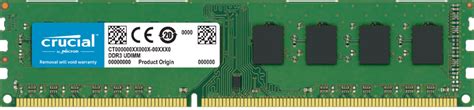 Crucial 8GB DDR3L-1600 UDIMM | CT102464BD160B | Crucial DE