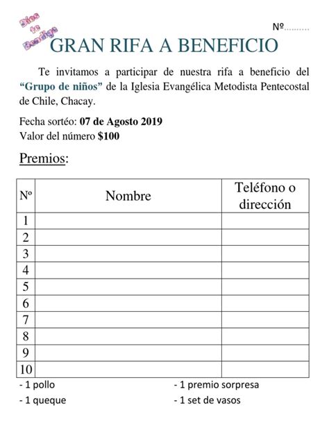 Formato De Rifa Para Editar Porn Sex Picture