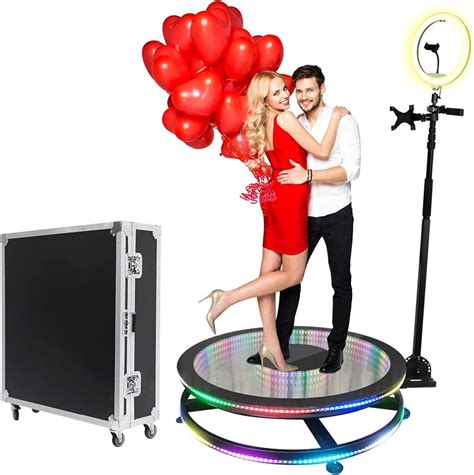 ZLPOWER 360 Photo Booth Glare Glass Photobooth Machine 360pro Slow