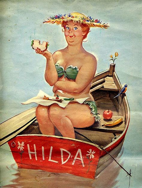 Hilda Hearts Adventure Plus Size Retro Hilda Pin Up Girl Etsy