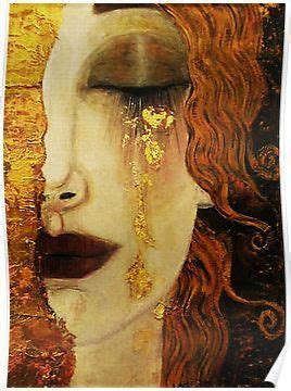 Find more prominent pieces of symbolic painting at. Golden Tears...Jugendstil art by Klimt Poster # ...