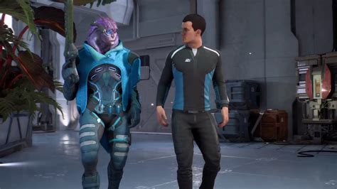 Mass Effect Andromeda Meet Jaal And Evfra On Aya Youtube