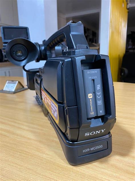 sony hxr mc2500 shoulder mount camcorder photography video cameras on carousell