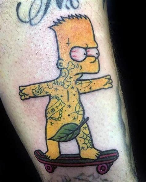 Update 72 Supreme Bart Simpson Tattoo Latest In Eteachers
