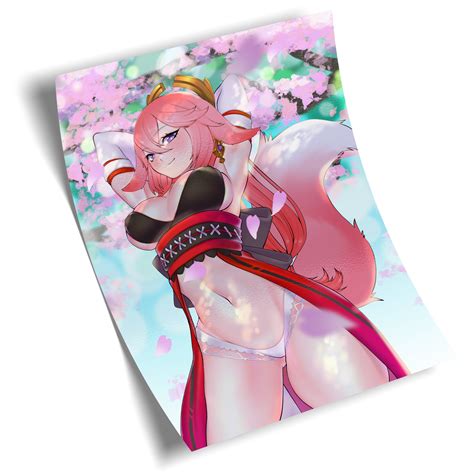 Yae Miko Print Sayamete