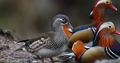 Birds And Nature In The Forest Of Dean Mandarin Duck Female Aix
