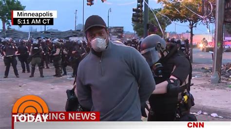 Cnn Reporter Arrested While Covering Unrest In Minneapolis Today