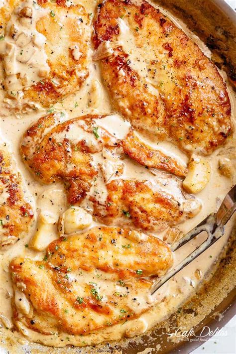 See more ideas about cooking recipes, chicken recipes, chicken breast recipes. Creamy Garlic Chicken Breasts - Cafe Delites