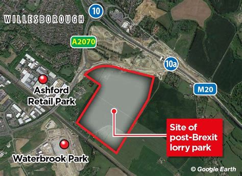 Dozens Of Activists Protest Against New Post Brexit Lorry Park In Ashford