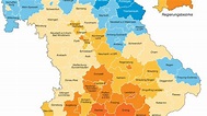 Landkreise Bayern Karte | Karte