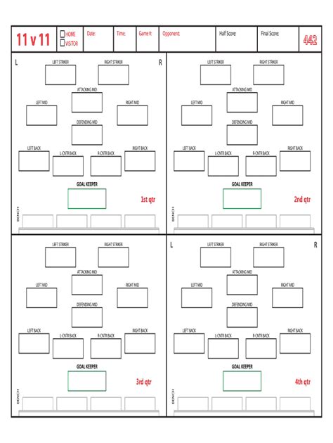 Soccer Lineup Sheet Pdf Fill And Sign Printable Template Online Us