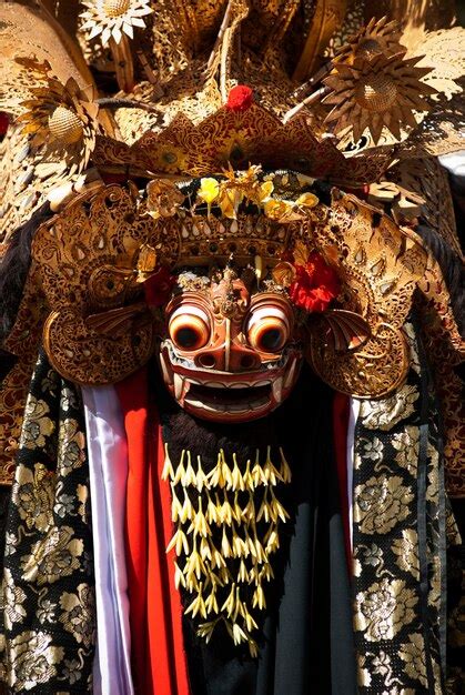 Premium Photo Close Up Of Balinese Barong