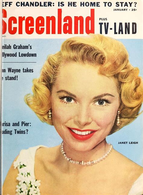Janet Leigh Screenland Magazine Cover United States January 1956