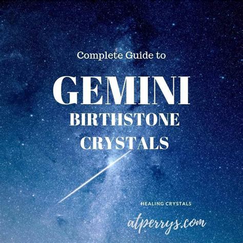 Gemini Birthstone Best Gemstones Zodiac Dates Meaning Traits