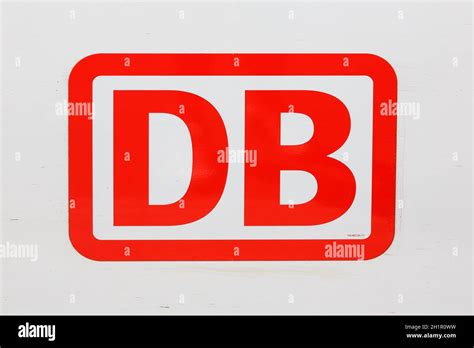 Stuttgart Germany April 22 2020 Db Deutsche Bahn Logo German Rail