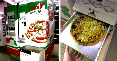 In japan, almost everything is sold in vending machines. Japanese Vending Machine Dispenses Fresh Pizzas For 24 ...