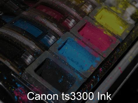 Canon Ts3300 Ink