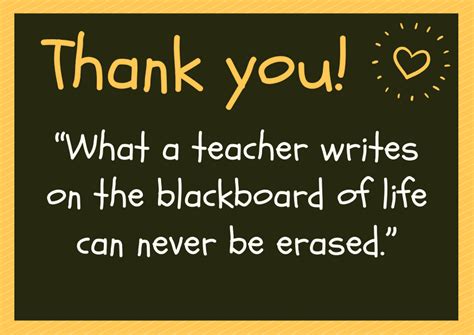Heart touching thank you teacher messages. 100 Best Teacher Appreciation Thank You Notes Ever Written ...