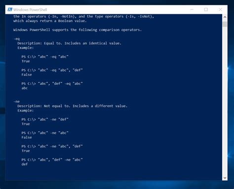 Powershell Not Equal Operator Applications Examples