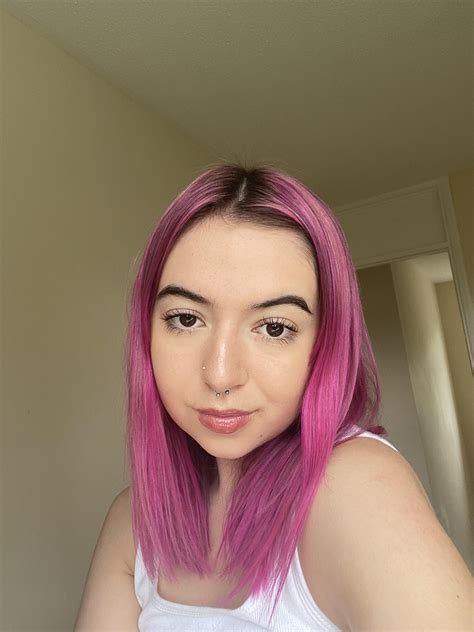 dyed my hair pink 💗 r hairdye