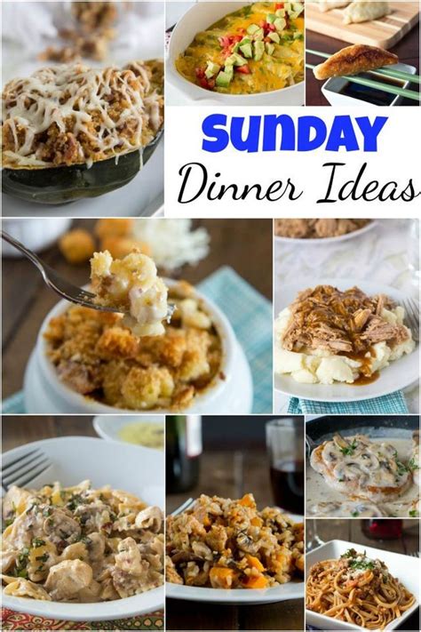 Sunday Dinner Ideas Easy Sunday Dinner Sunday Dinner Recipes Sunday