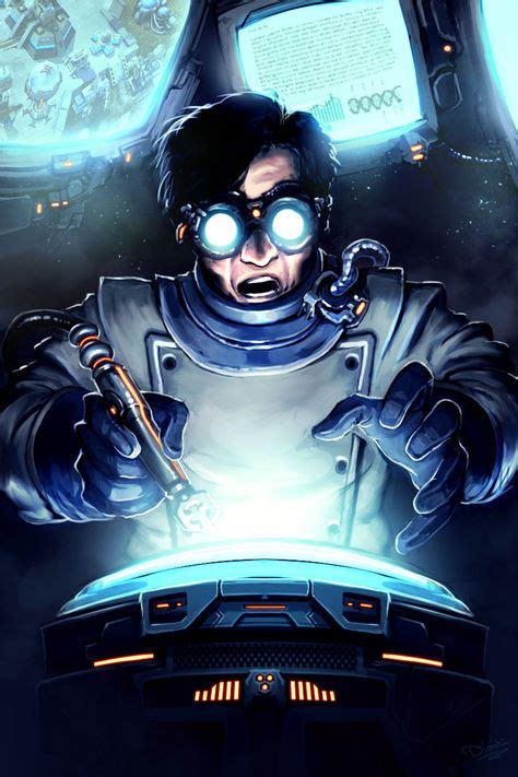 Scientist Concept Art Cyberpunk Character Sci Fi Concept Art