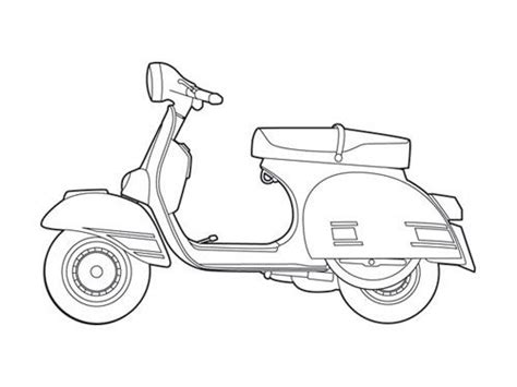 Desain yang bagus sekarang momennya motor klasik. +100 Sketsa Gambar Motor yang Mudah Di Gambar