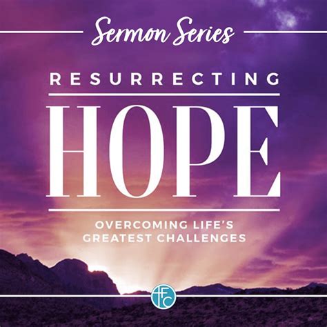 Easter Brings Resurrection Hope Resurrecting Hope Part 1 — Faith Chapel