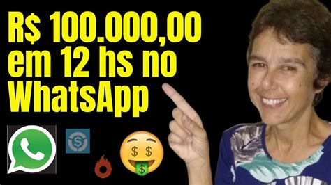 como ganhar dinheiro com grupos de whatsapp passo a passo ele ganhou 100 mil reais em 12 hs